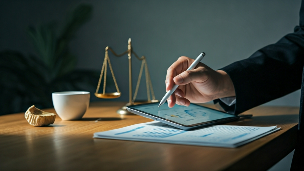 Representação conceitual do checklist de preparação para o Programa Confia, simbolizando governança corporativa, compliance e gestão de riscos fiscais.
